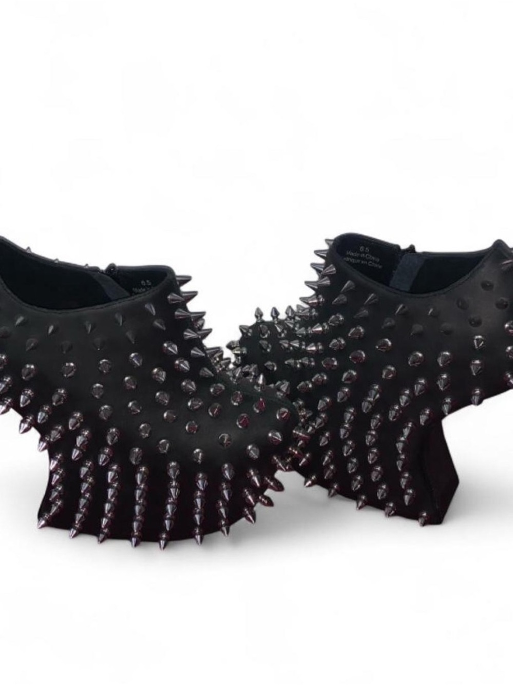 Jeffrey Campbell Black Spiked Platform Heels